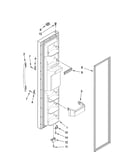 Freezer door parts