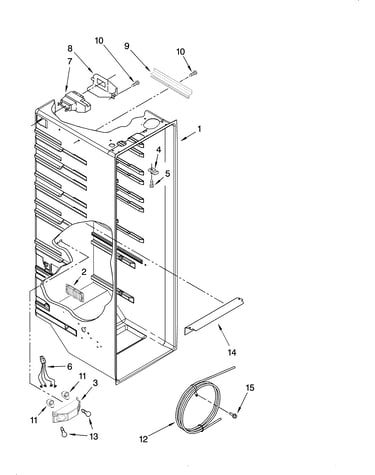 Refrigerator liner parts
