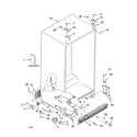 Kenmore 10656543400 cabinet parts diagram