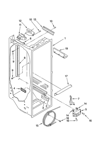 Refrigerator liner parts