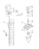 Motor and ice container parts