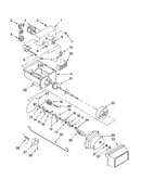 Motor and ice container parts