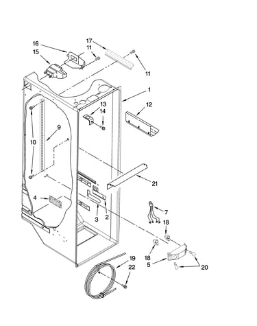 Refrigerator liner parts