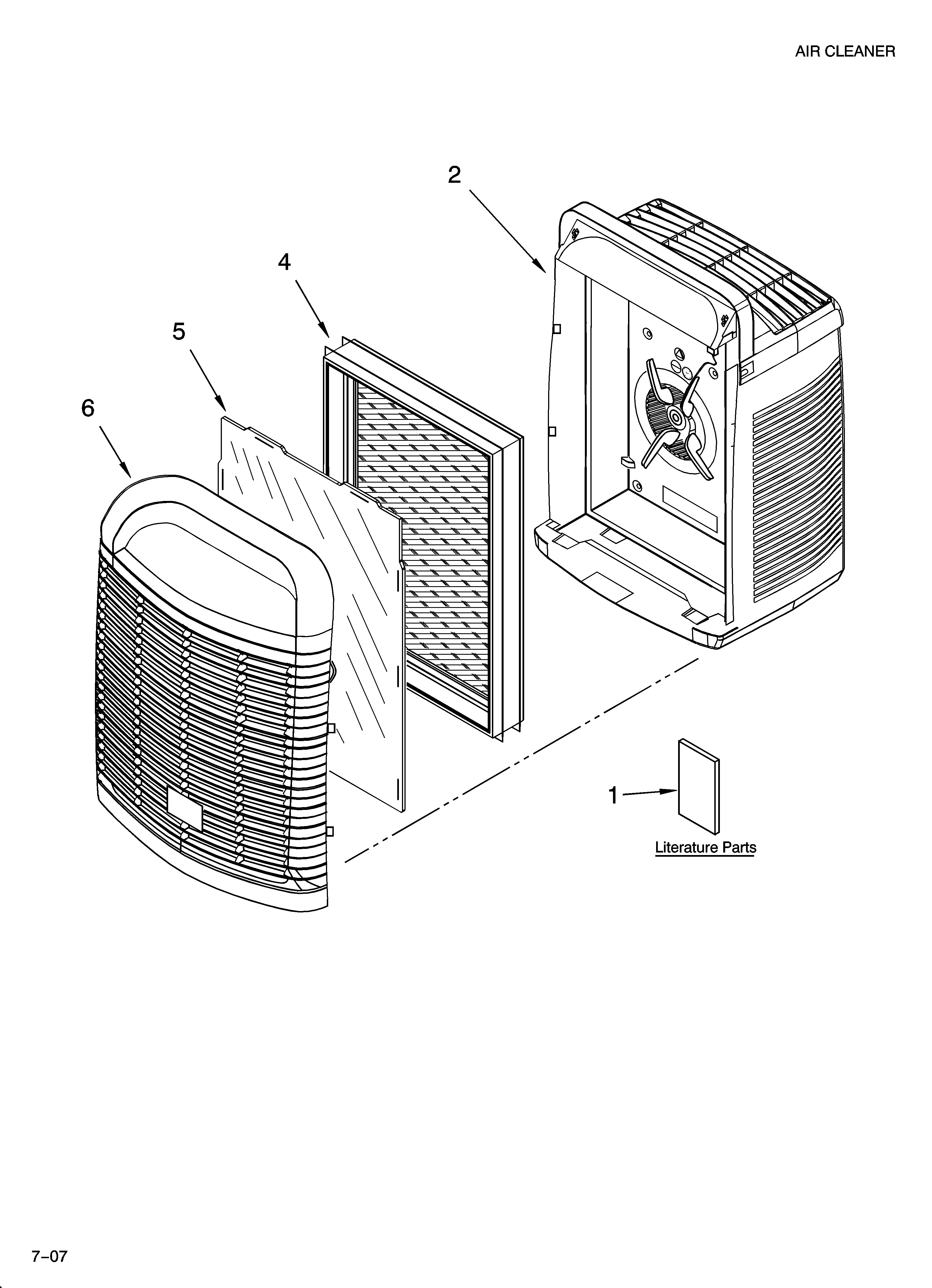 Air cleaner parts