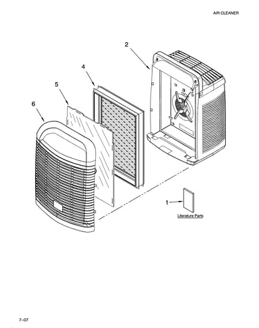 Air cleaner parts