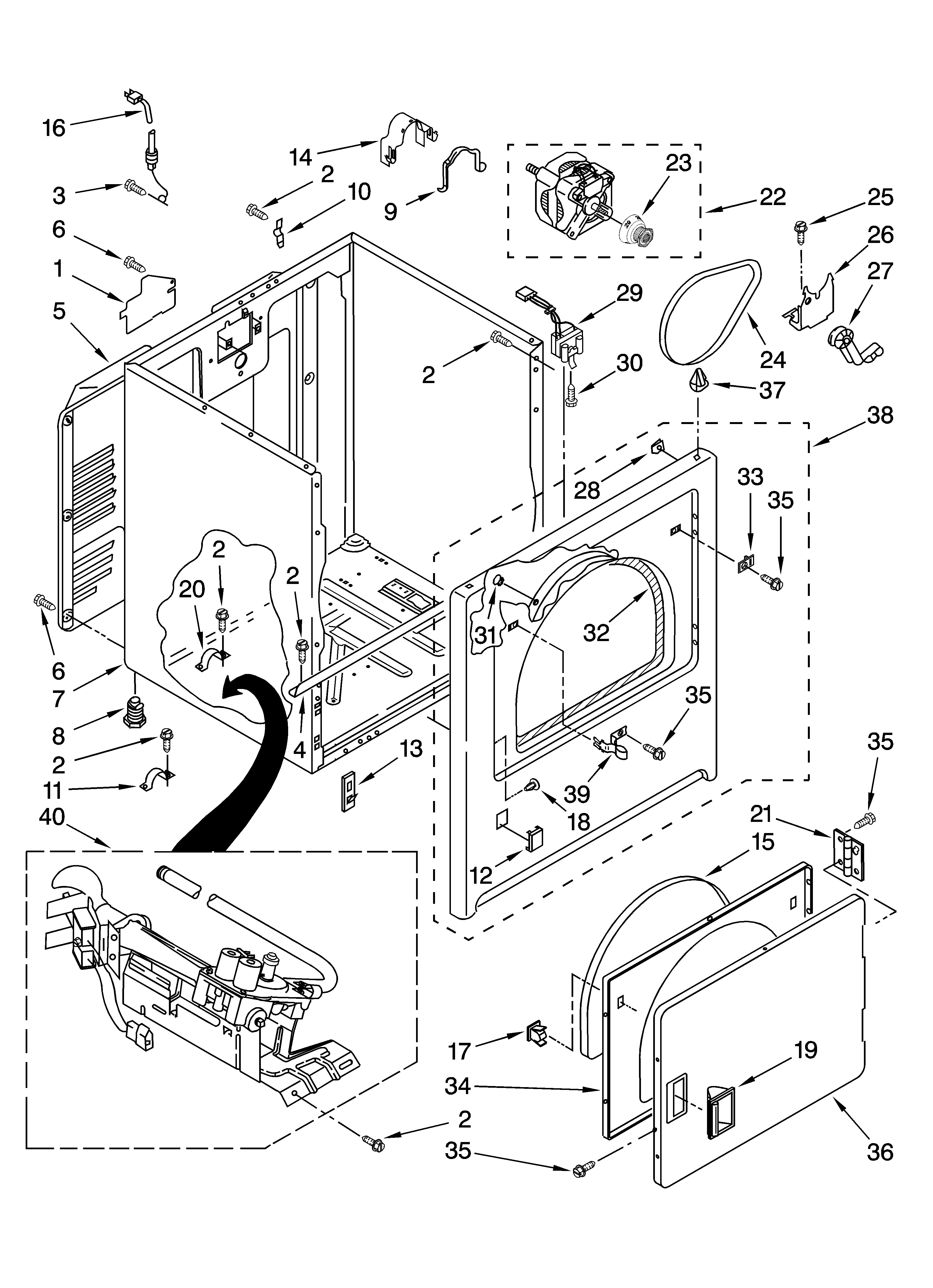 Cabinet parts