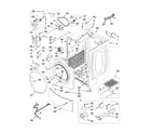 Kenmore Elite 11097729700 cabinet parts diagram