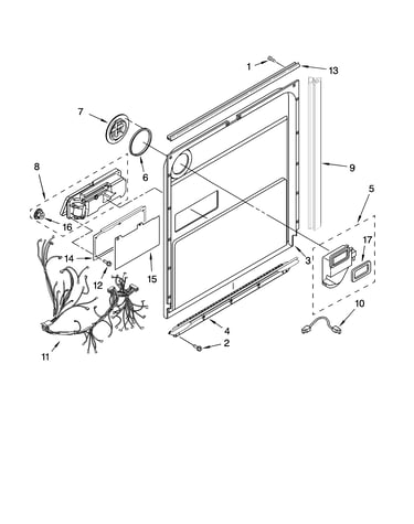 Door and latch parts