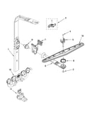 Upper wash and rinse parts