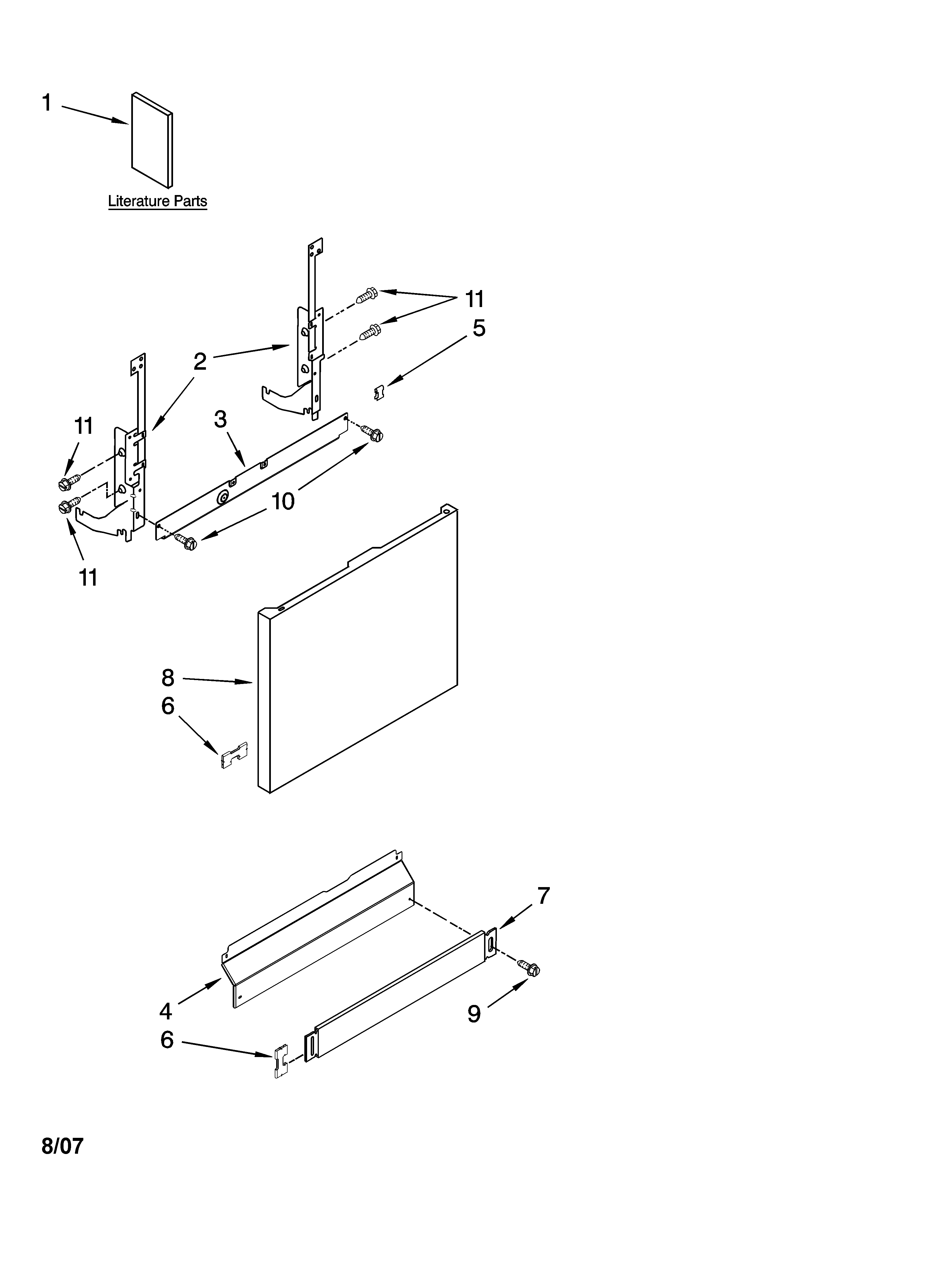 Door and panel parts
