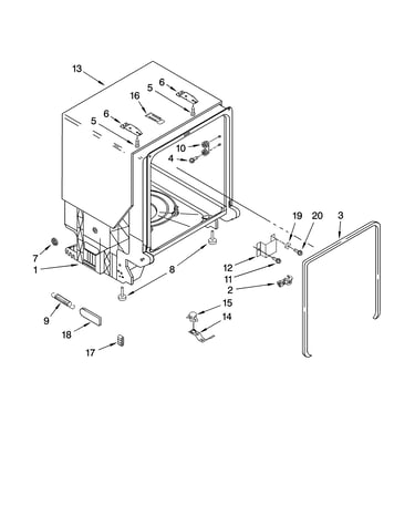 Tub and frame parts