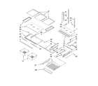 Kenmore 59677533700 shelf parts diagram
