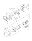 Motor and ice container parts