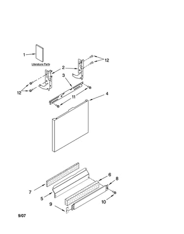 Door and panel parts