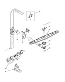 Upper wash and rinse parts