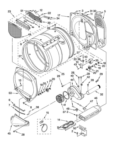 Bulkhead parts, optional parts (not included)