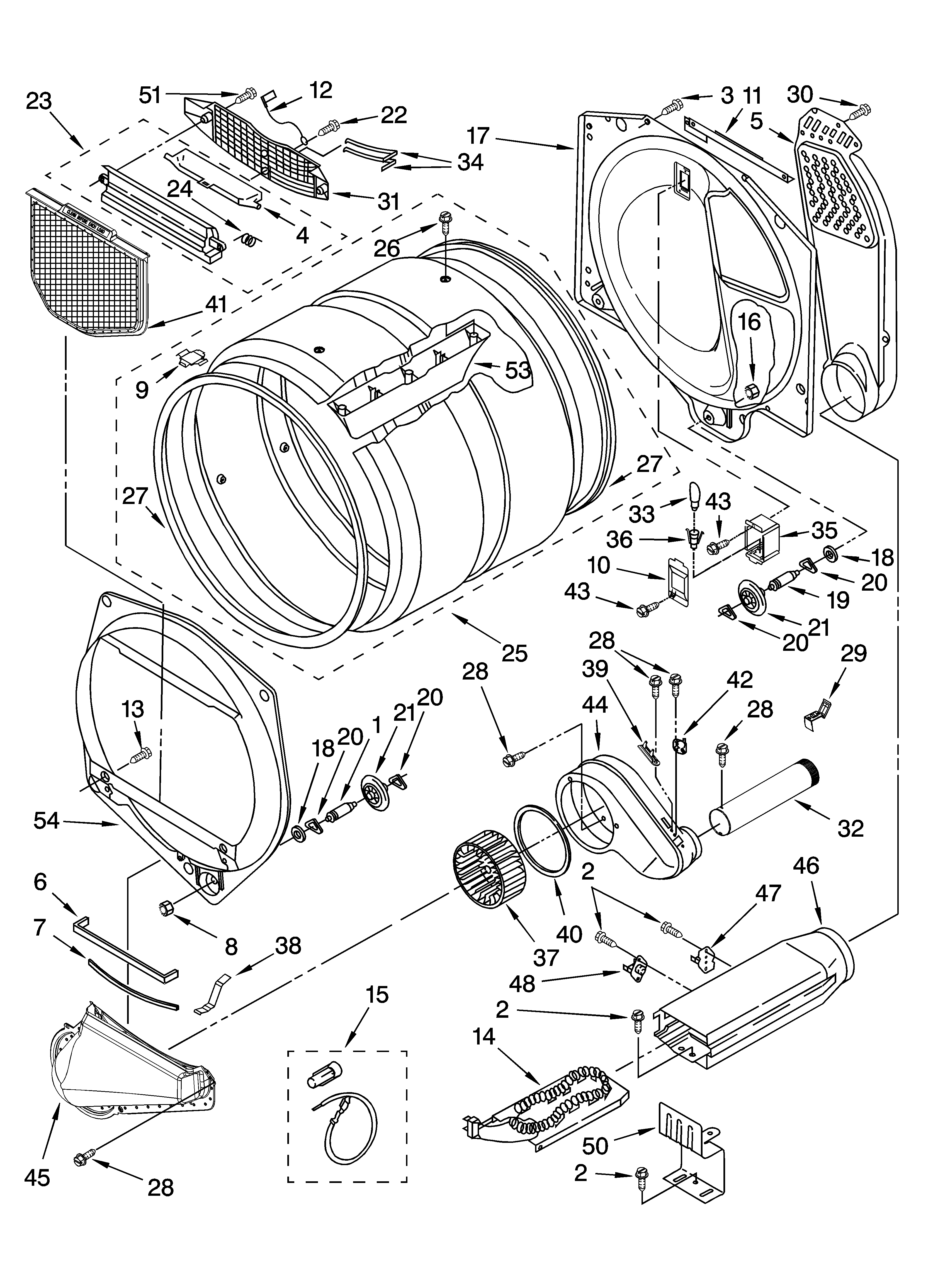 Bulkhead parts, optional parts (not included)