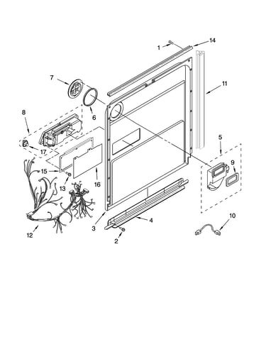 Door and latch parts