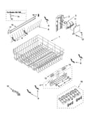 Upper rack and track parts