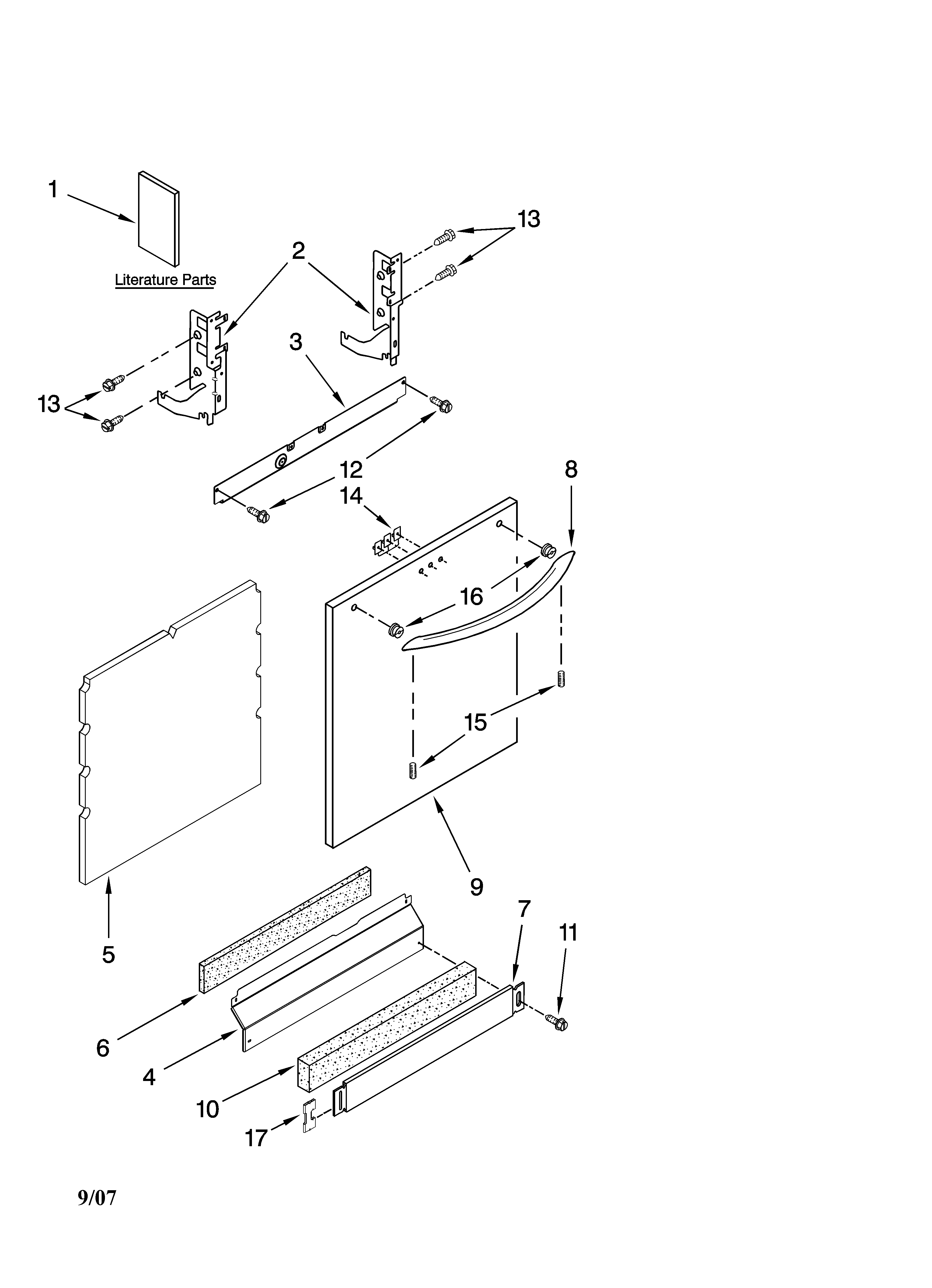 Door and panel parts
