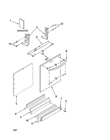 Door and panel parts