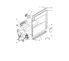 Kenmore Elite 66513773K604 door and latch parts diagram