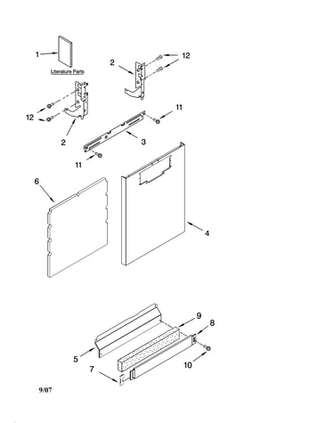 Door and panel parts