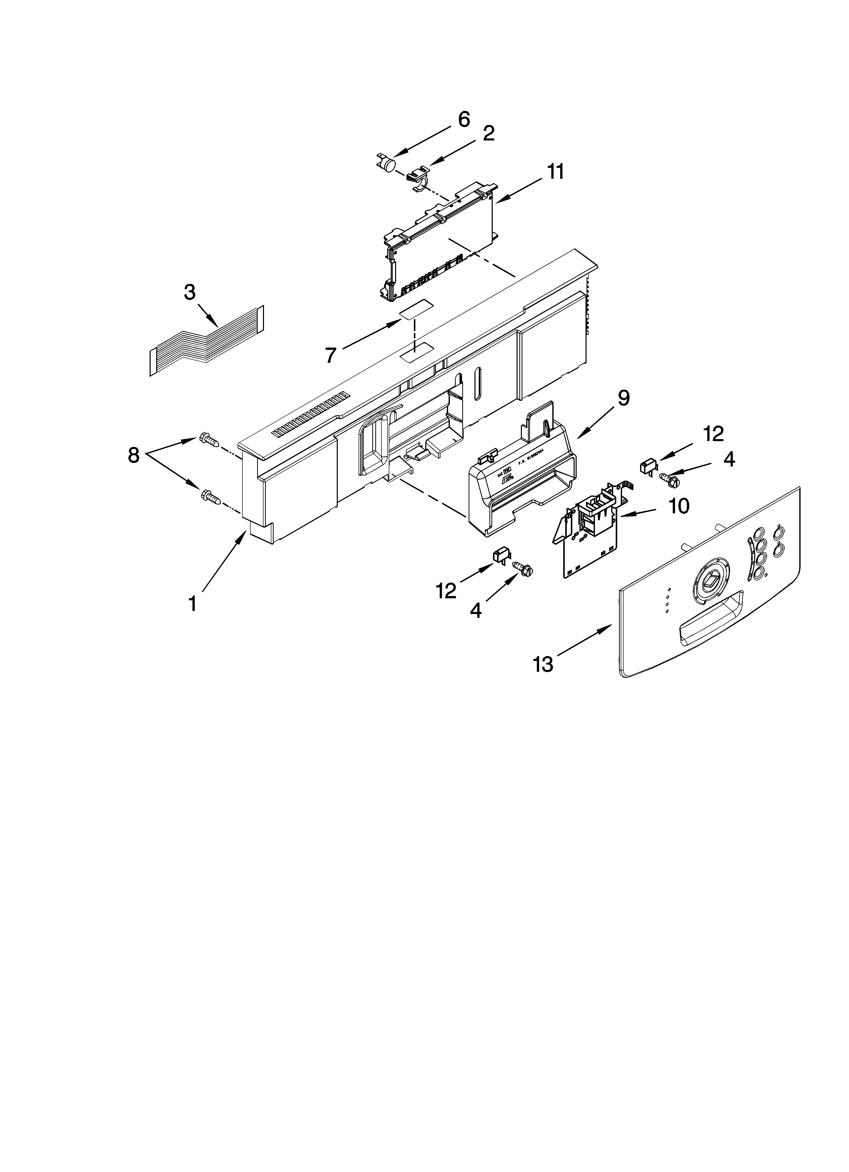 Control panel parts