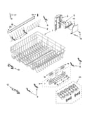 Upper rack and track parts