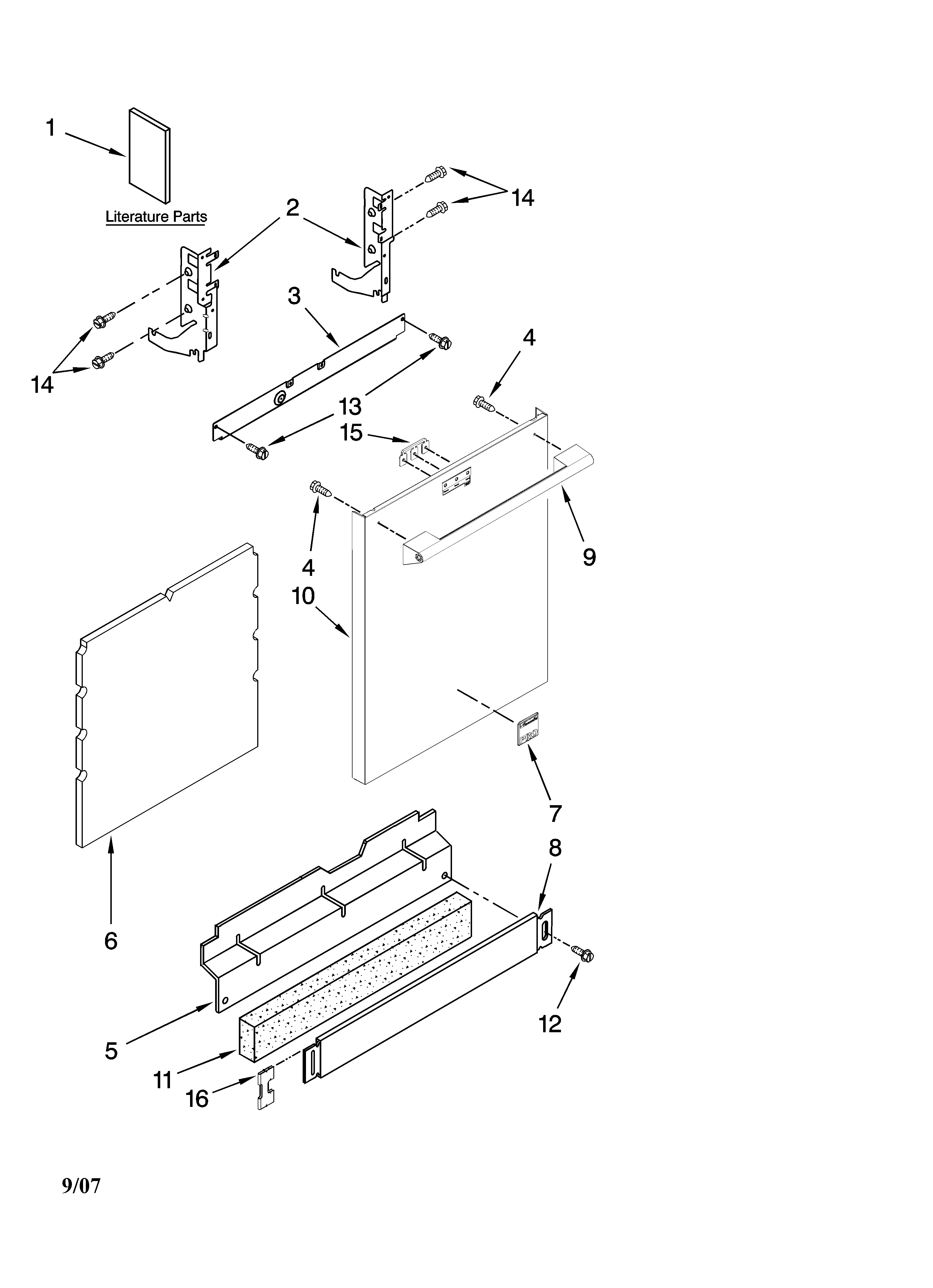 Door and panel parts