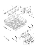 Upper rack and track parts