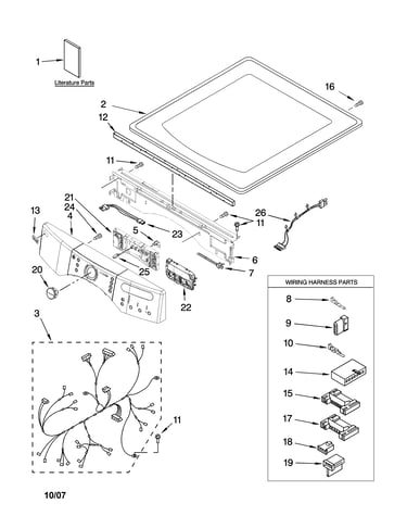 Top and console parts