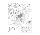 Kenmore Elite 11096742700 cabinet parts diagram