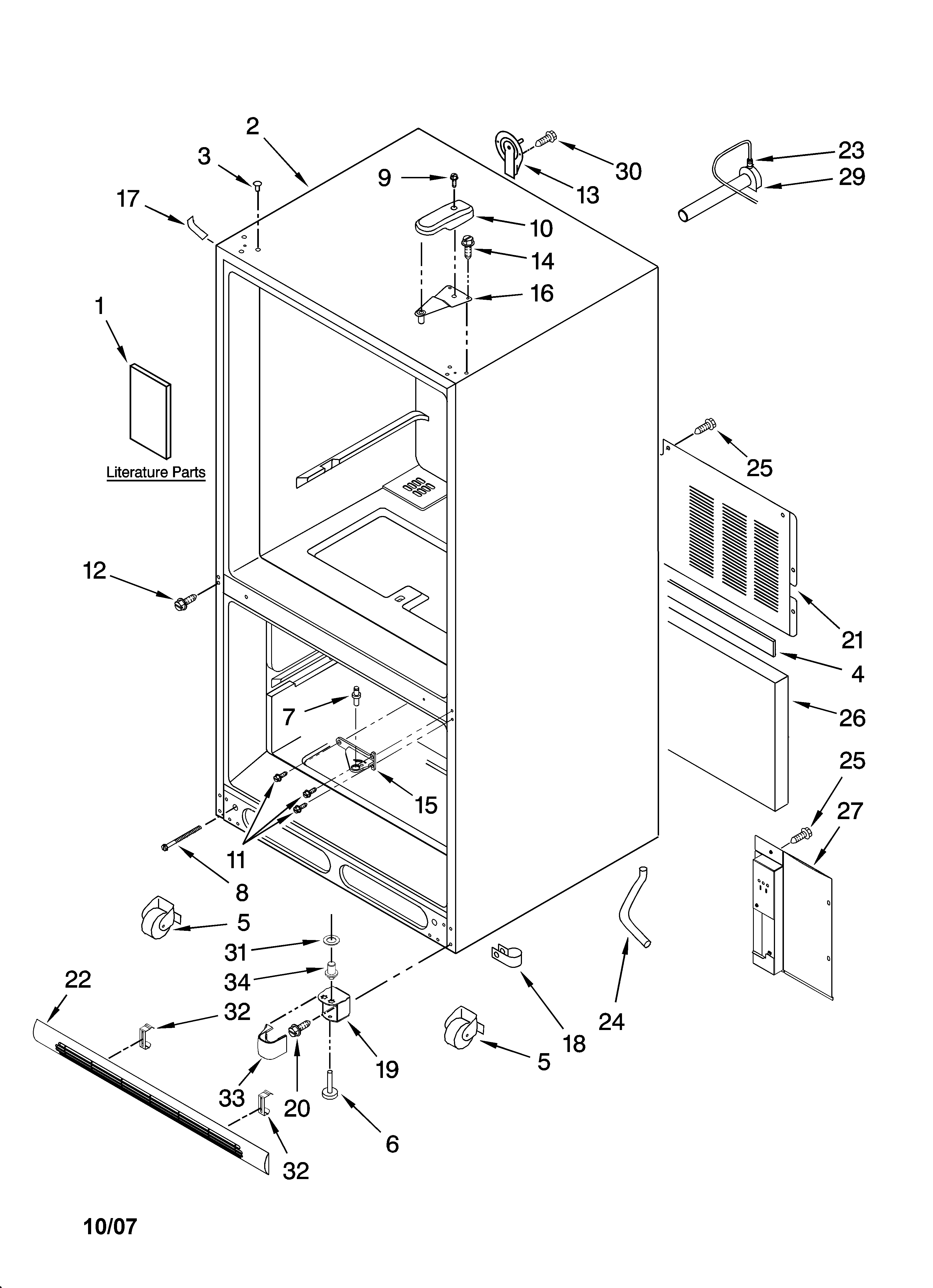 Cabinet parts