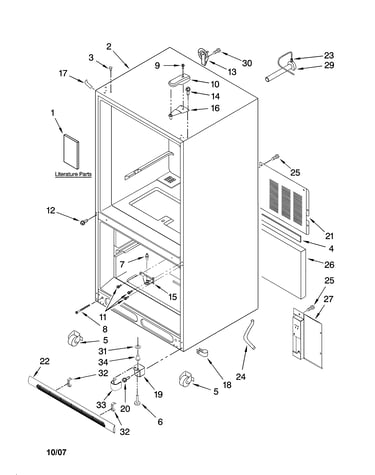 Cabinet parts
