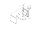 Kenmore 59675232703 freezer door parts diagram