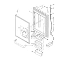 Kenmore 59675239703 refrigerator door parts diagram