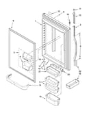 Refrigerator door parts