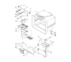 Kenmore Elite 59676254701 freezer liner parts diagram