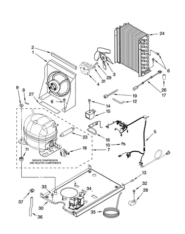 Unit parts, optional parts (not included)