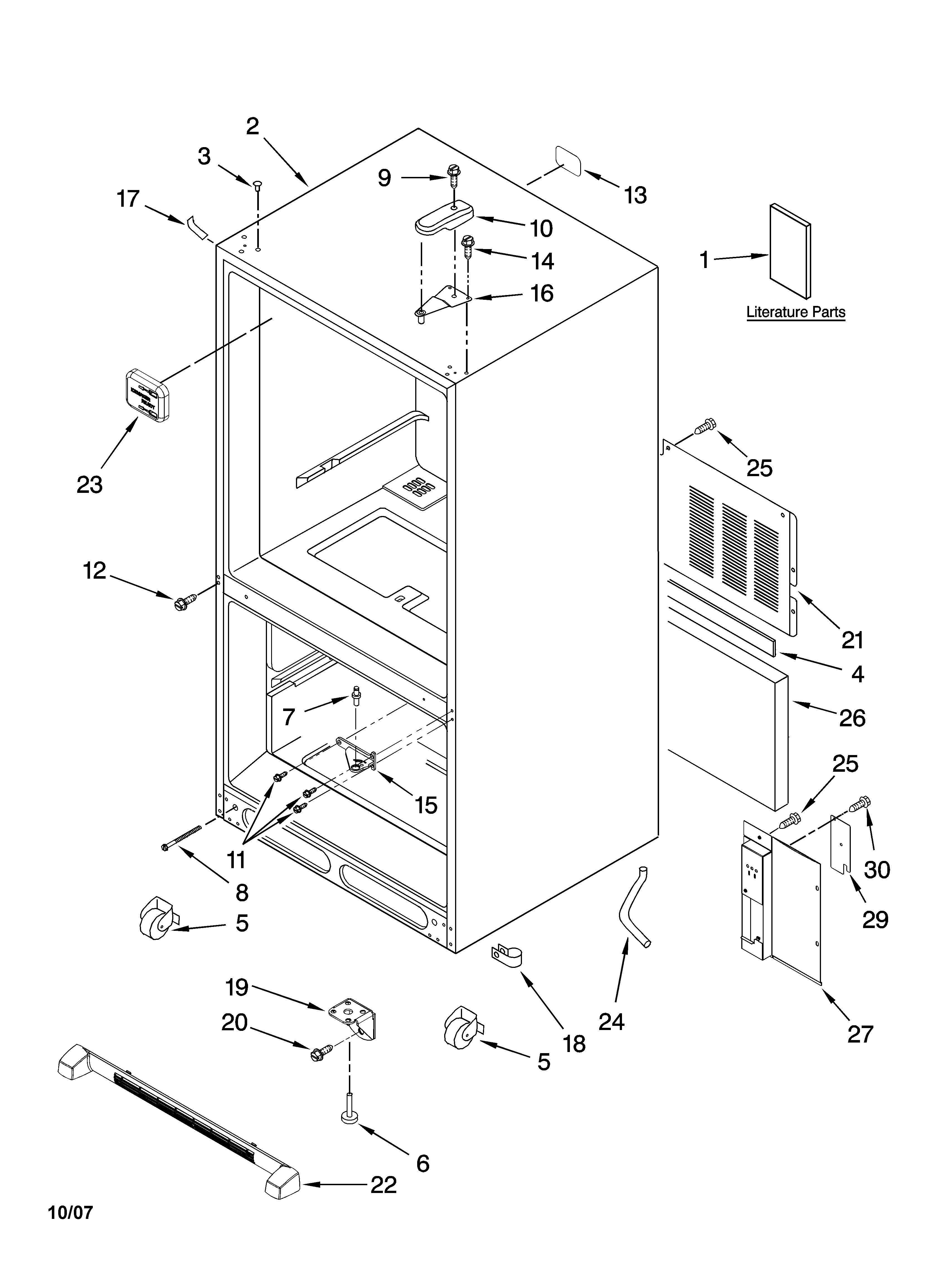 Cabinet parts
