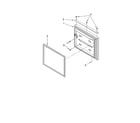 Kenmore 59666122701 freezer door parts diagram