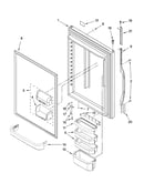 Refrigerator door parts