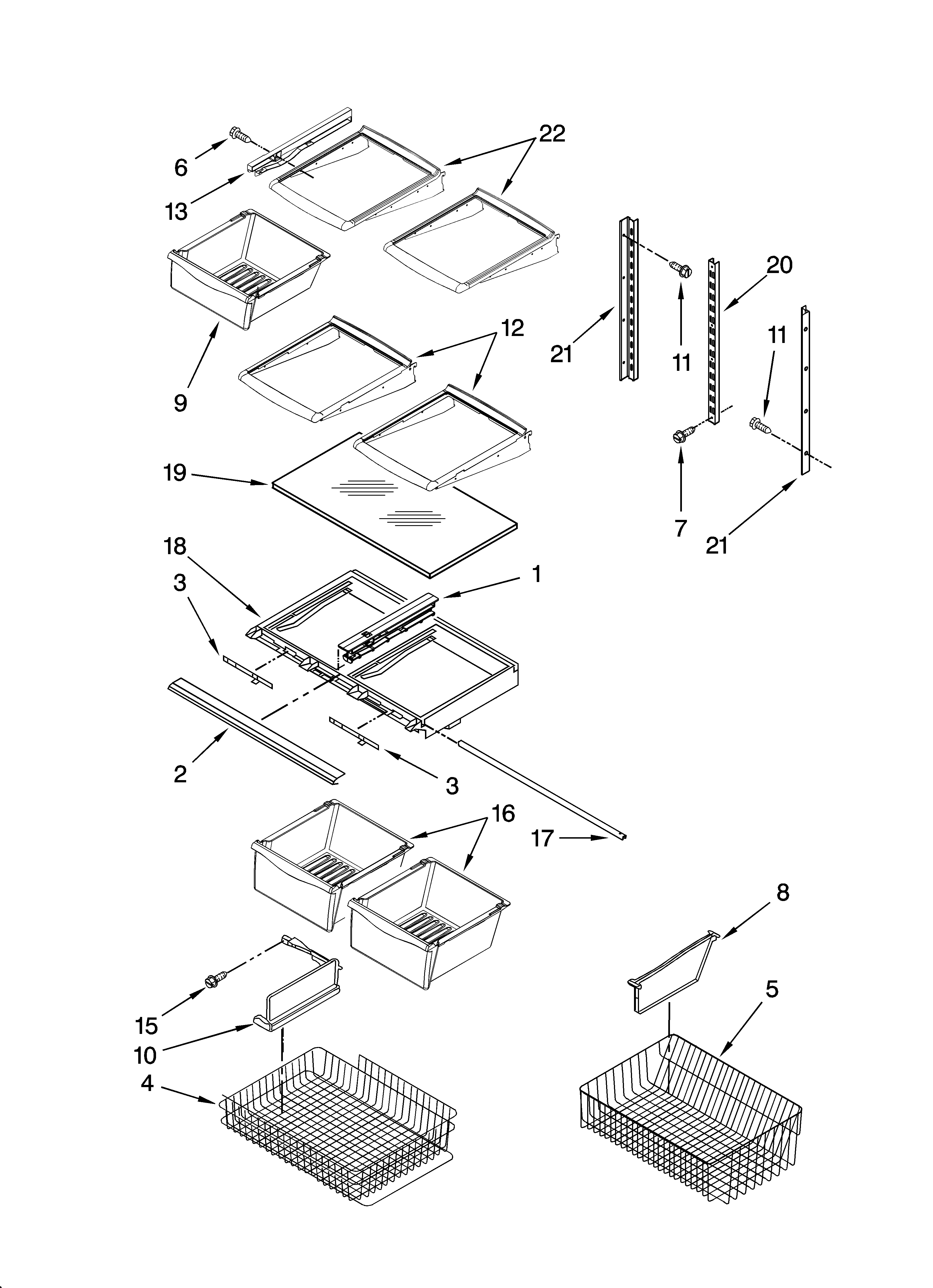 SHELF PARTS