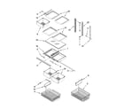 Kenmore 59675269701 shelf parts diagram
