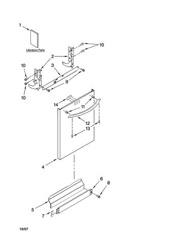 Door and panel parts