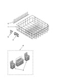 Lower rack parts, optional parts (not included)