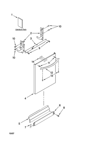 Door and panel parts