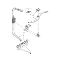 Kenmore Elite 66513153K701 upper wash and rinse parts diagram