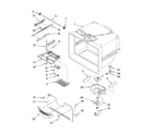 Kenmore 59665333701 freezer liner parts diagram